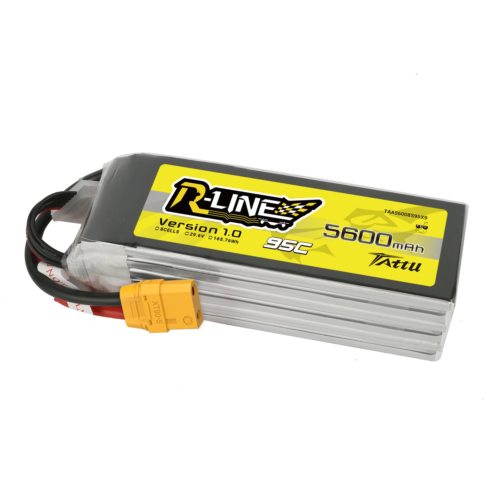 Tattu R-Line 5600mAh 8S 95C batterie LiPo 29.6V XT90-S
