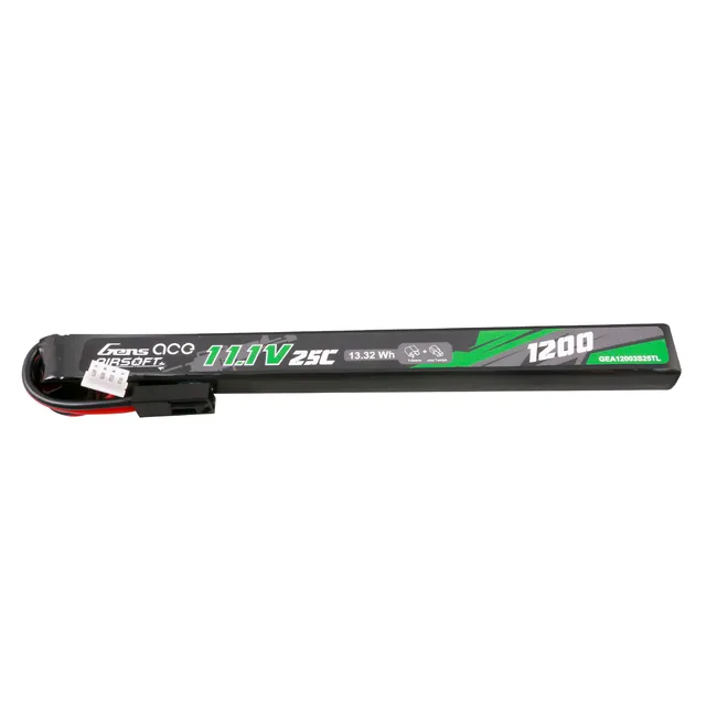 Gens Ace Airsoft 1200mAh 3S 25C batterie LiPo Tamiya