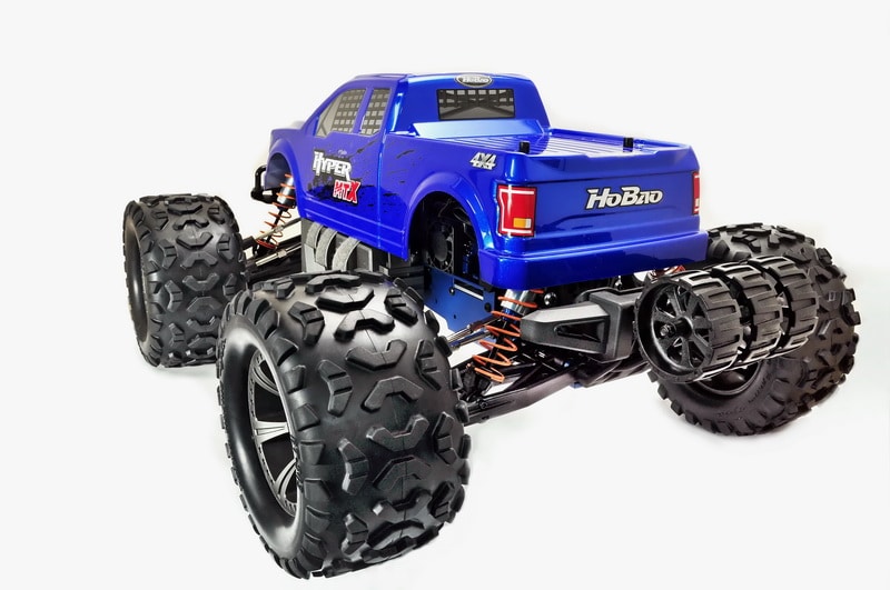 Hobao MTX 94075BUN carrosserie bleue imprimée + mousse