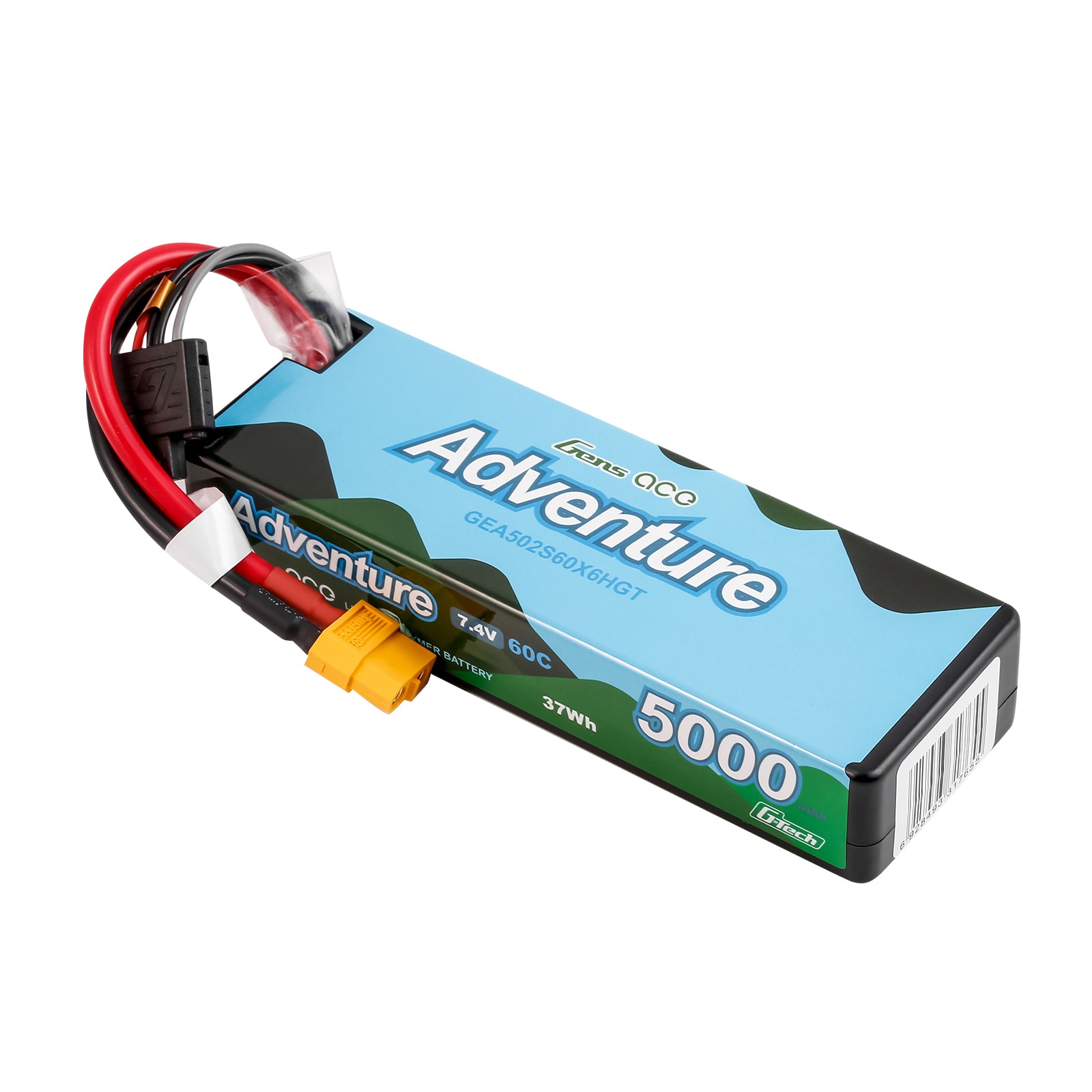 Gens Ace Adventure 5000mAh 2S batterie LiPo XT60 60C