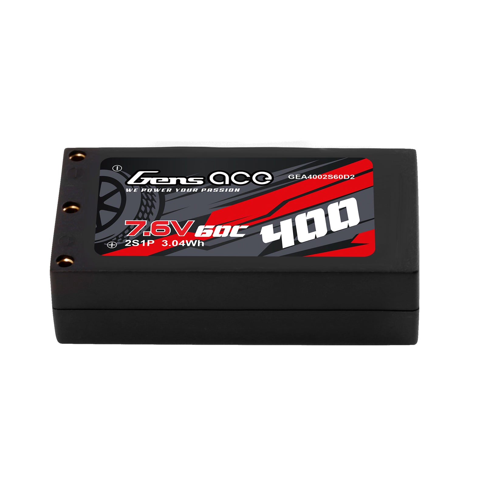 Gens Ace Car Classic 400mAh 2S Batterie LiPo 7,6V 60C