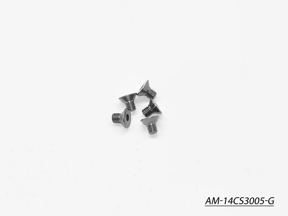 Arrowmax AM-14CS3005-G Vis Alu M3x5 Fraisée Grise x5
