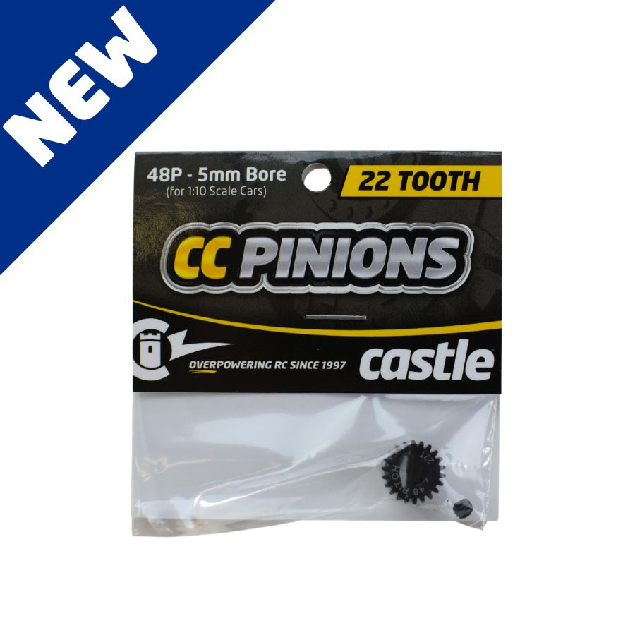 Castle pignon 48P 5mm acier 20T variante 20 dents