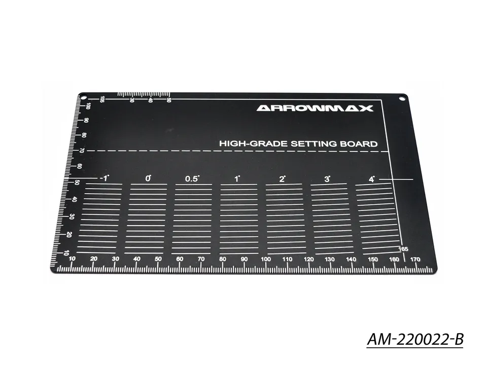 Arrowmax Set Up Tools Planche Réglage Mini 4WD 1/32 Noire