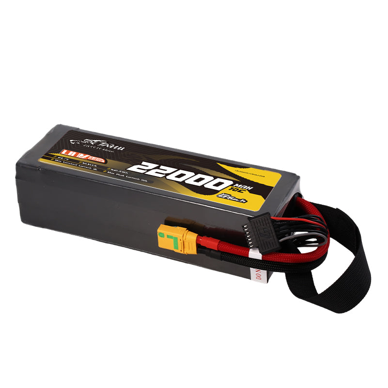 Tattu Semi-Solid Batterie UHV 6S 22000mAh 23.7V XT90S