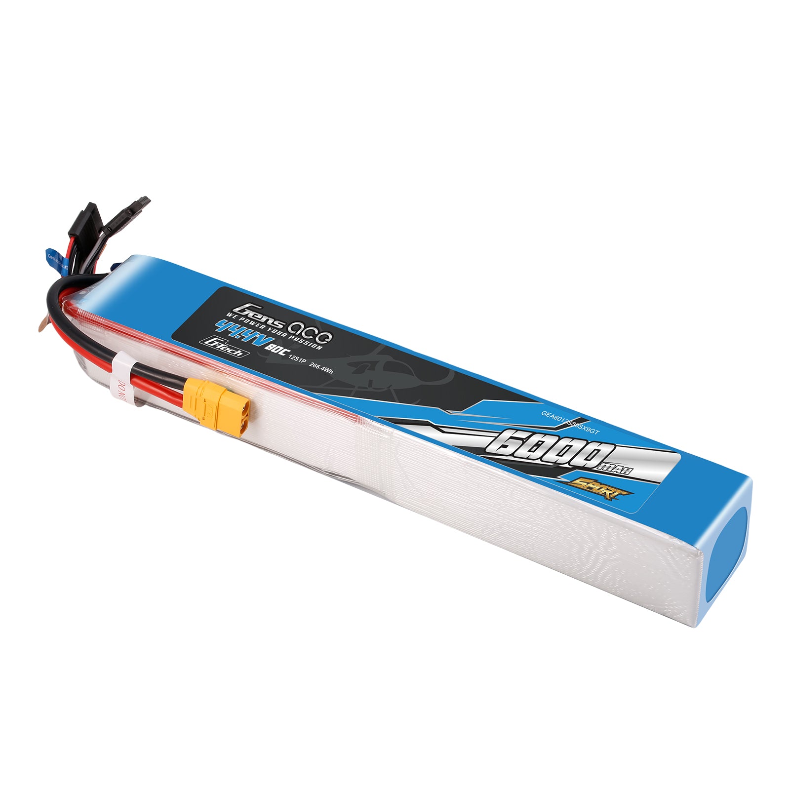 Gens Ace Sport 6000mAh 12S batterie LiPo 80C XT90