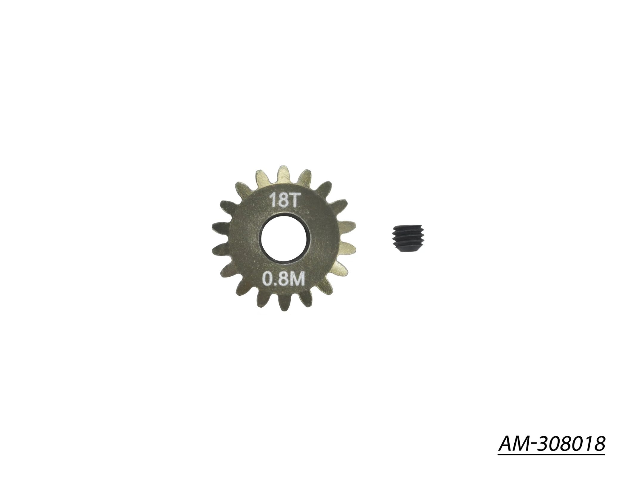 Arrowmax AM-308018 Pignon Moteur 0.8M 18T 7075 Hard