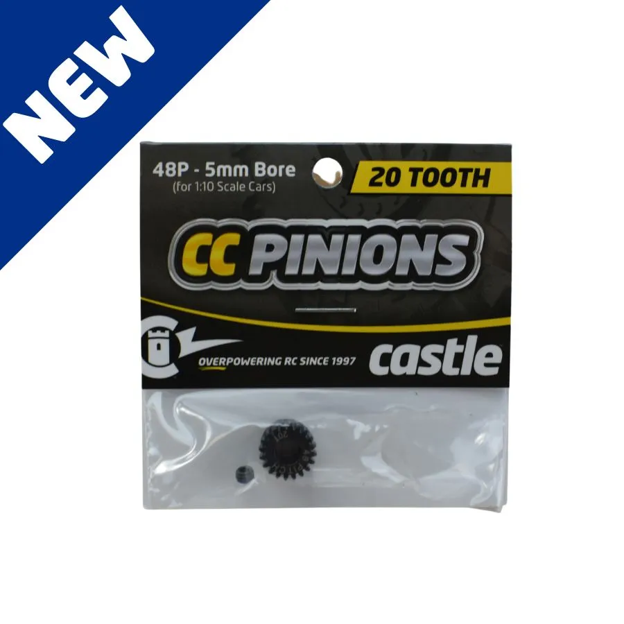 Castle pignon 48P 5mm acier 20T variante 20 dents