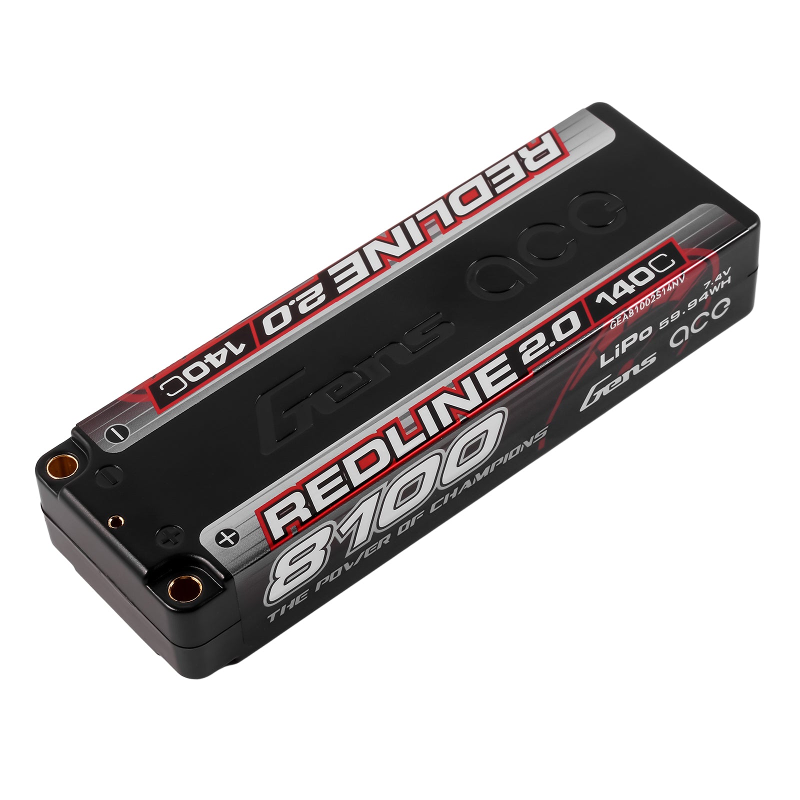 Gens Ace Redline 2.0 8100mAh 2S batterie lipo 140C
