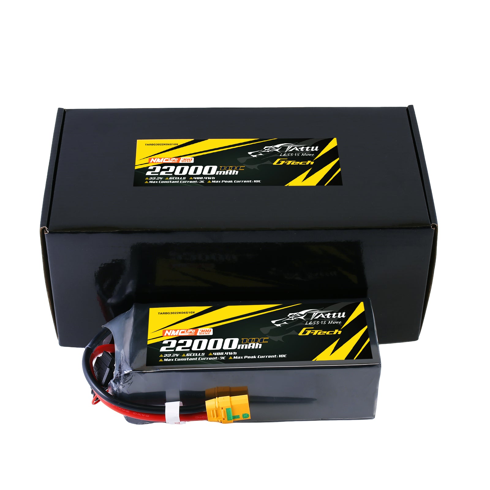 Tattu Semi-Solid batterie lipo 22000mAh 6S 22.2V XT90S-F