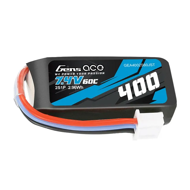Gens Ace Air Classic 400mAh 2S batterie LiPo JST 60C