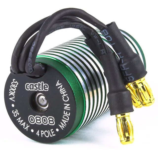 Castle 0808 moteur brushless 1/18 sensorless 5300KV 3S