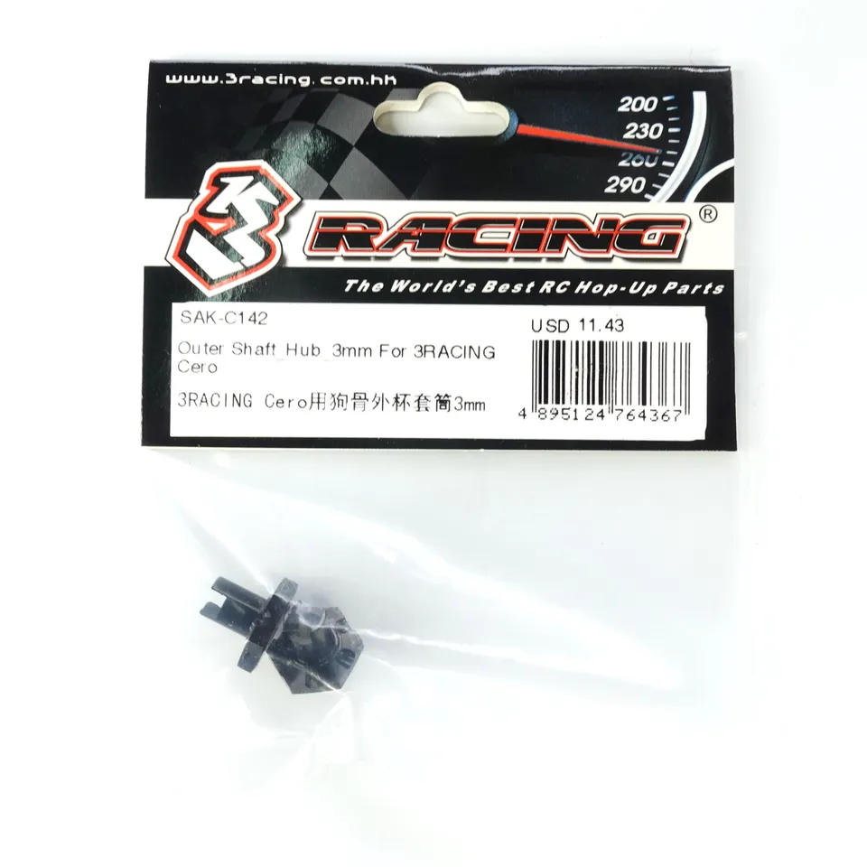 3Racing Cero SAK-C142 axe moyeu 3mm Ultra FWD