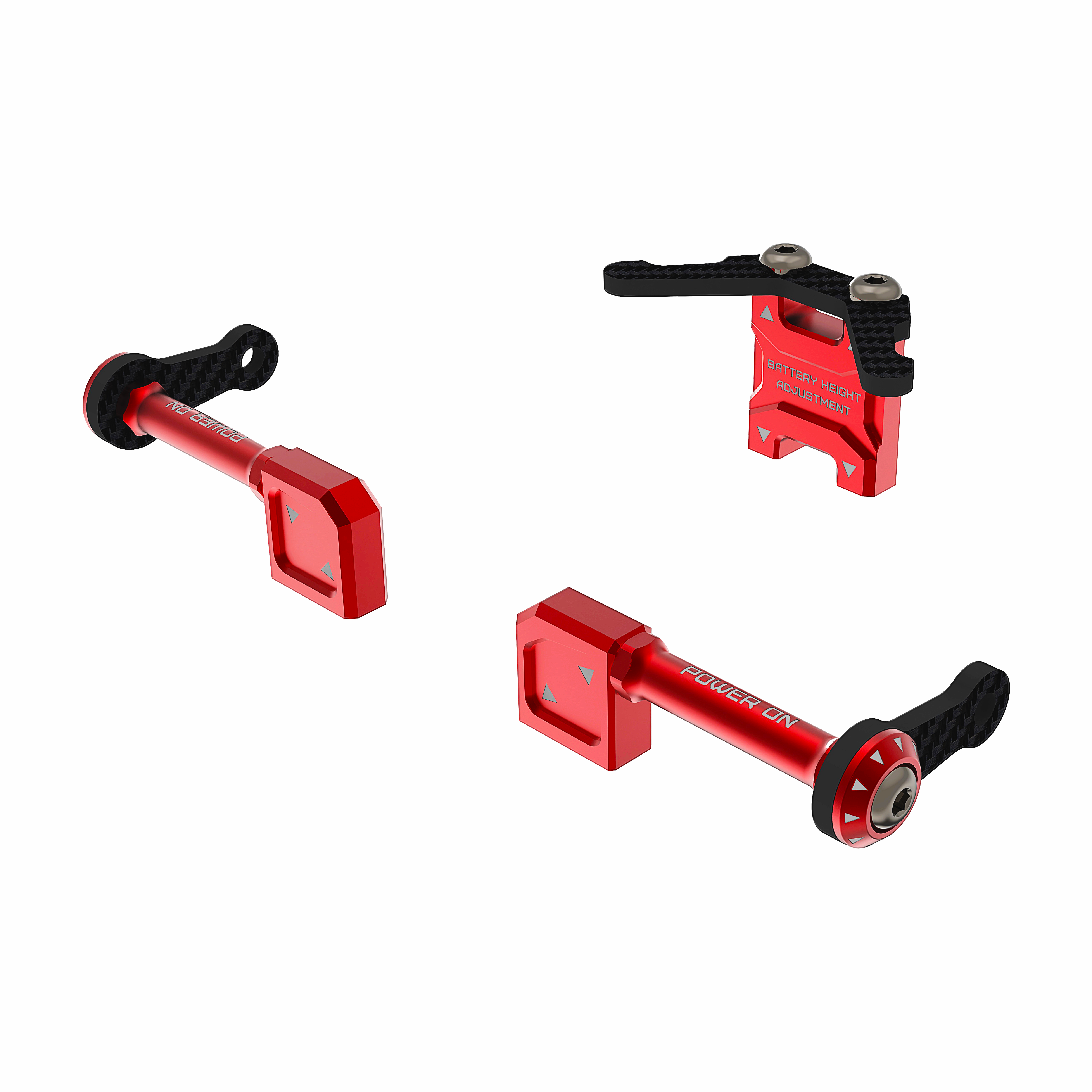3Racing AuperD5 SAK-D6813 support batterie alu bleu