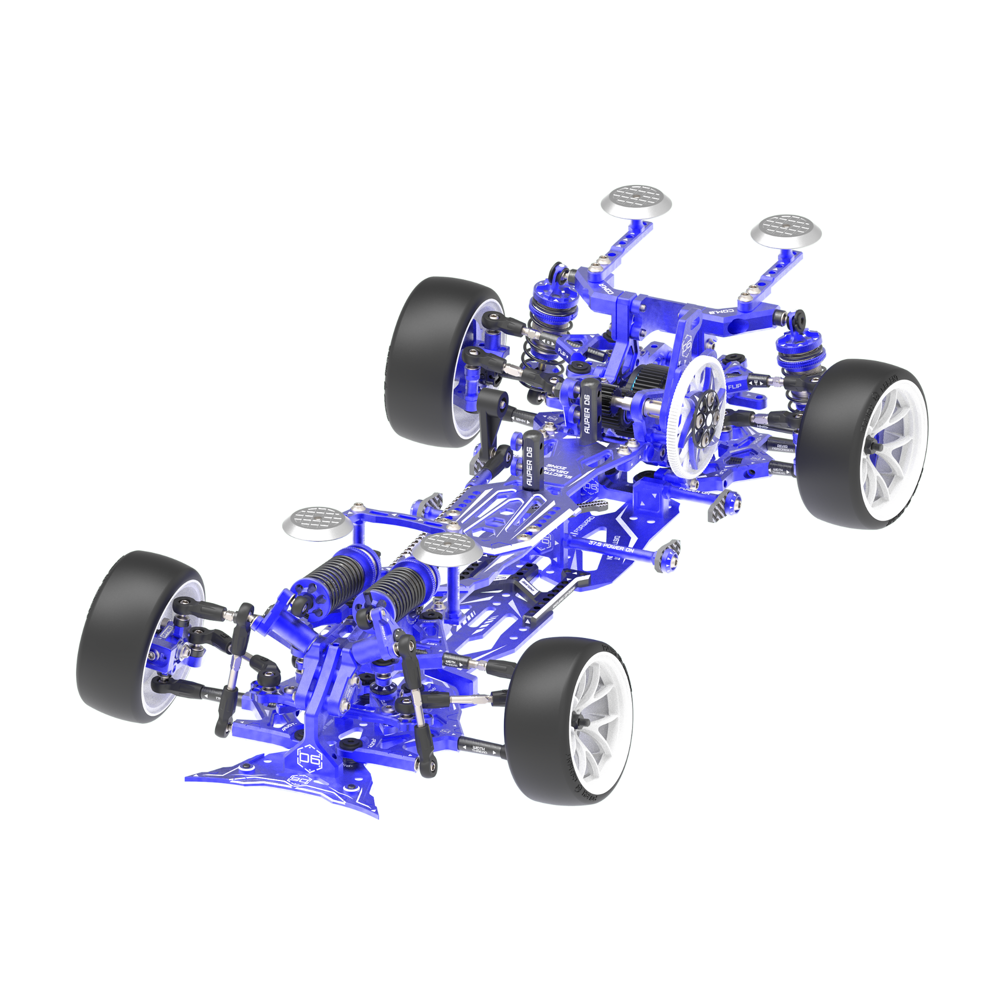 3Racing AuperD6.1 KIT-AUPERD6.1 kit drift 1/10 noir