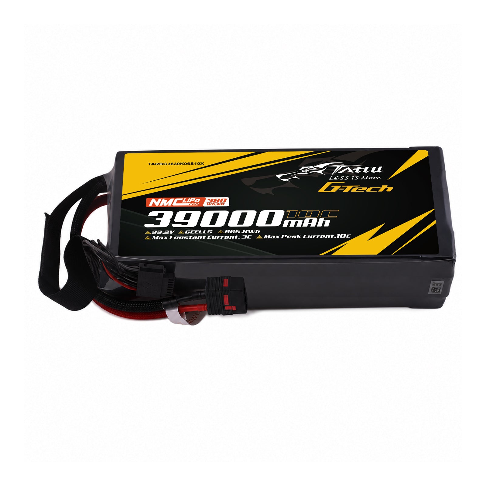 Tattu Semi-Solid 39000mAh 6S 10C batterie LiPo 22.2V QS8-S