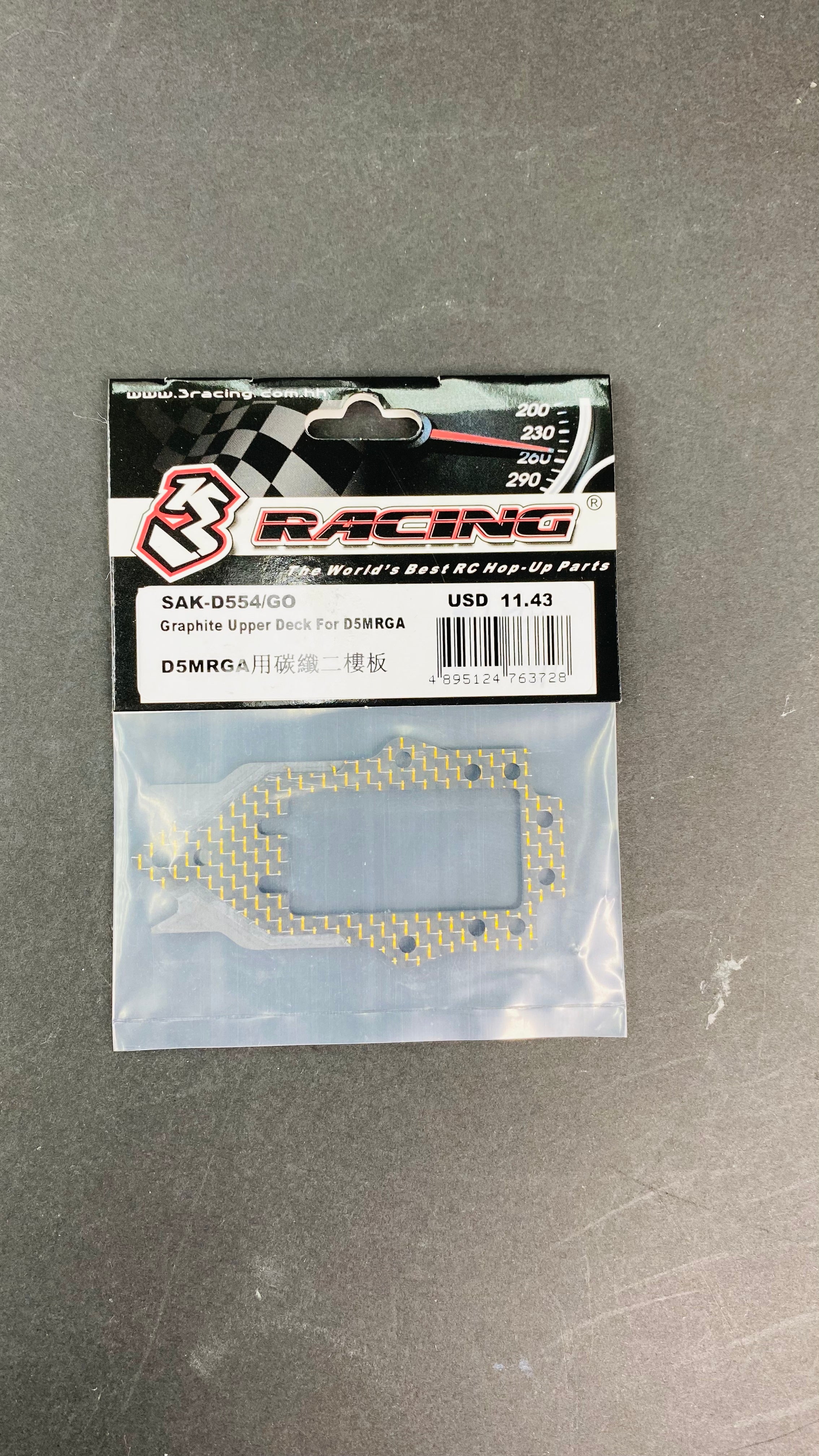 3Racing Sakura SAK-D554 platine servo graphite doré