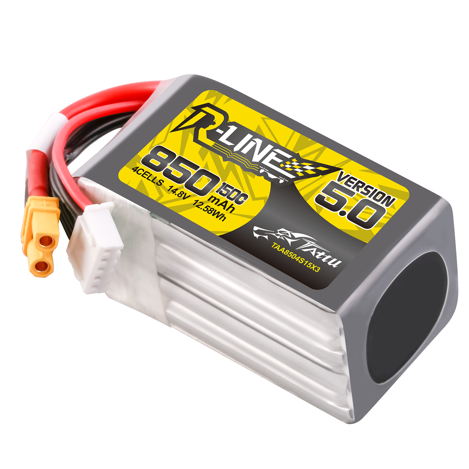 Tattu R-Line 850mAh 4S batterie FPV 14.8V 150C XT30