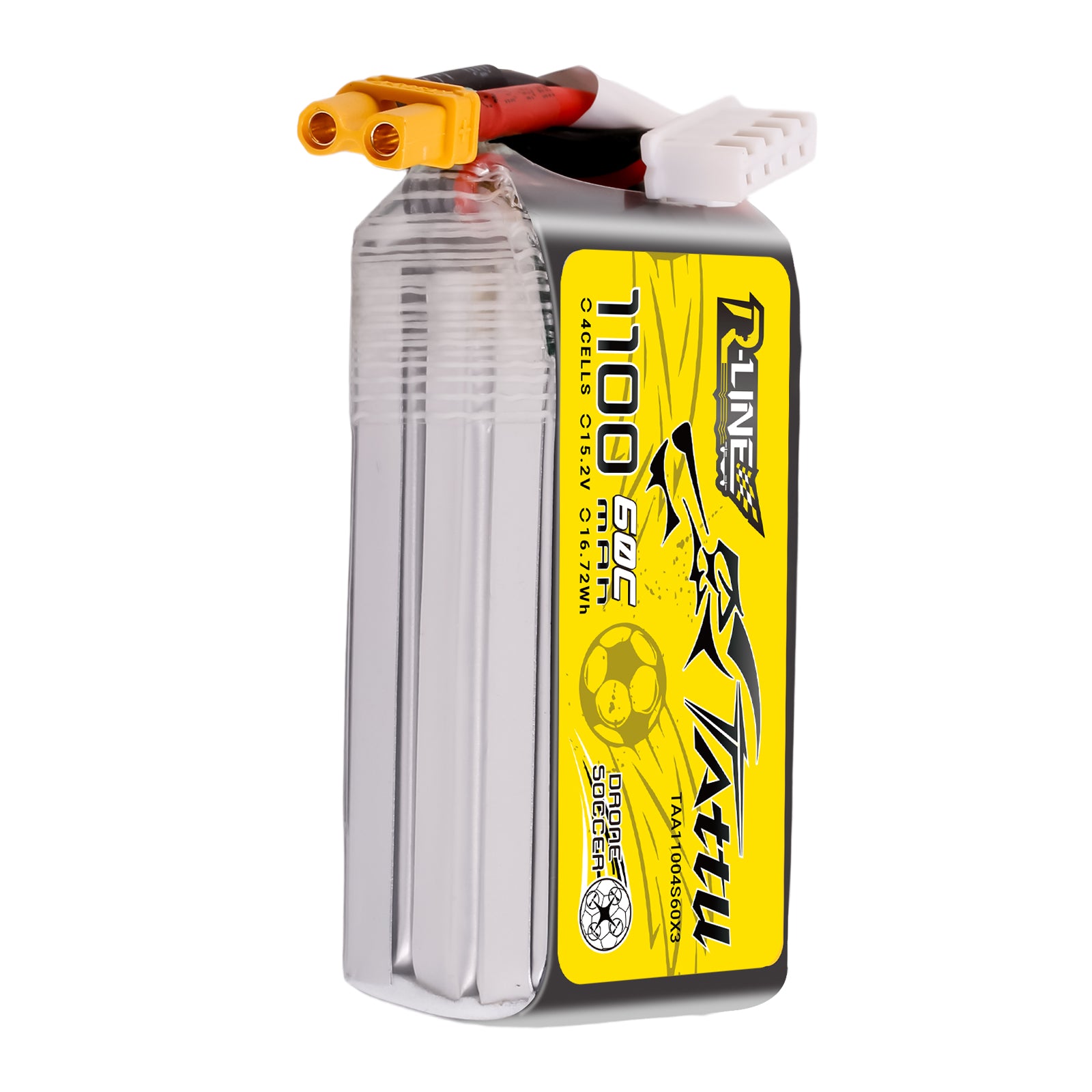 Tattu R-Line 1100mAh 4S 60C batterie LiPo HV XT30