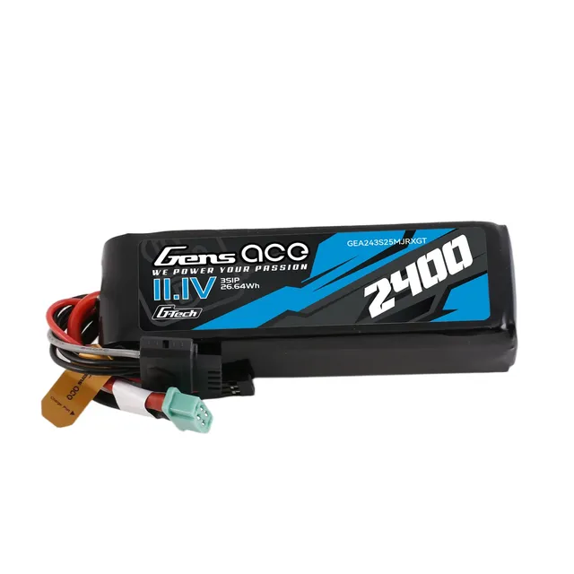 Gens Ace TX/RX 2400mAh 3S 25C batterie LiPo 11,1V