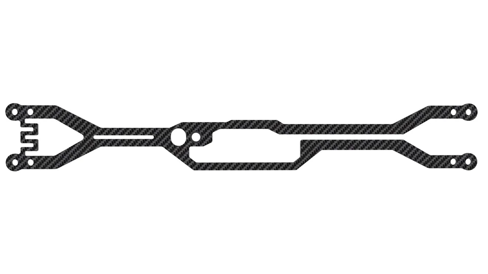3Racing Cero SAK-Z125E platine supérieure 1,6 mm C-FRP
