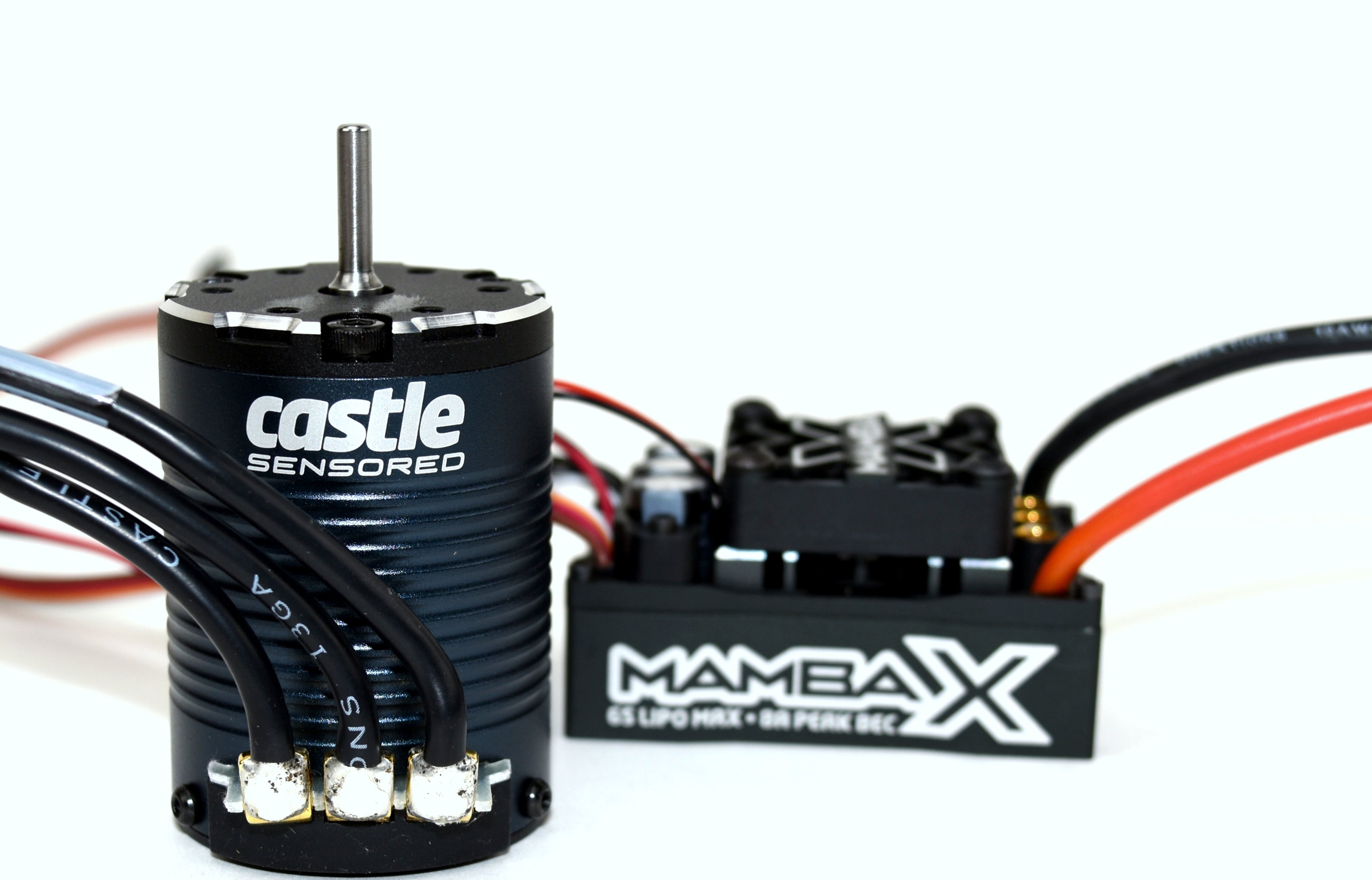 Castle Mamba X combo variateur + moteur 1406-2850KV sensored 6S