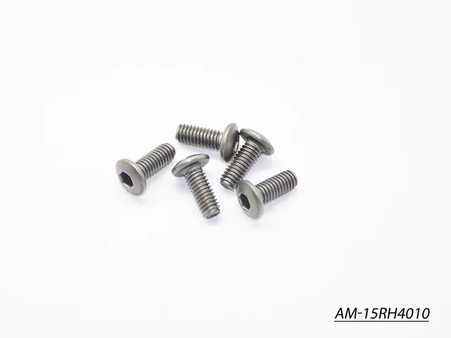 Arrowmax AM-15RH4010 vis titane M4x10 tête ronde x5