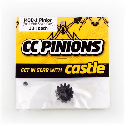 Castle Pignon Mod1 Acier 5mm 11T-23T Moteur RC