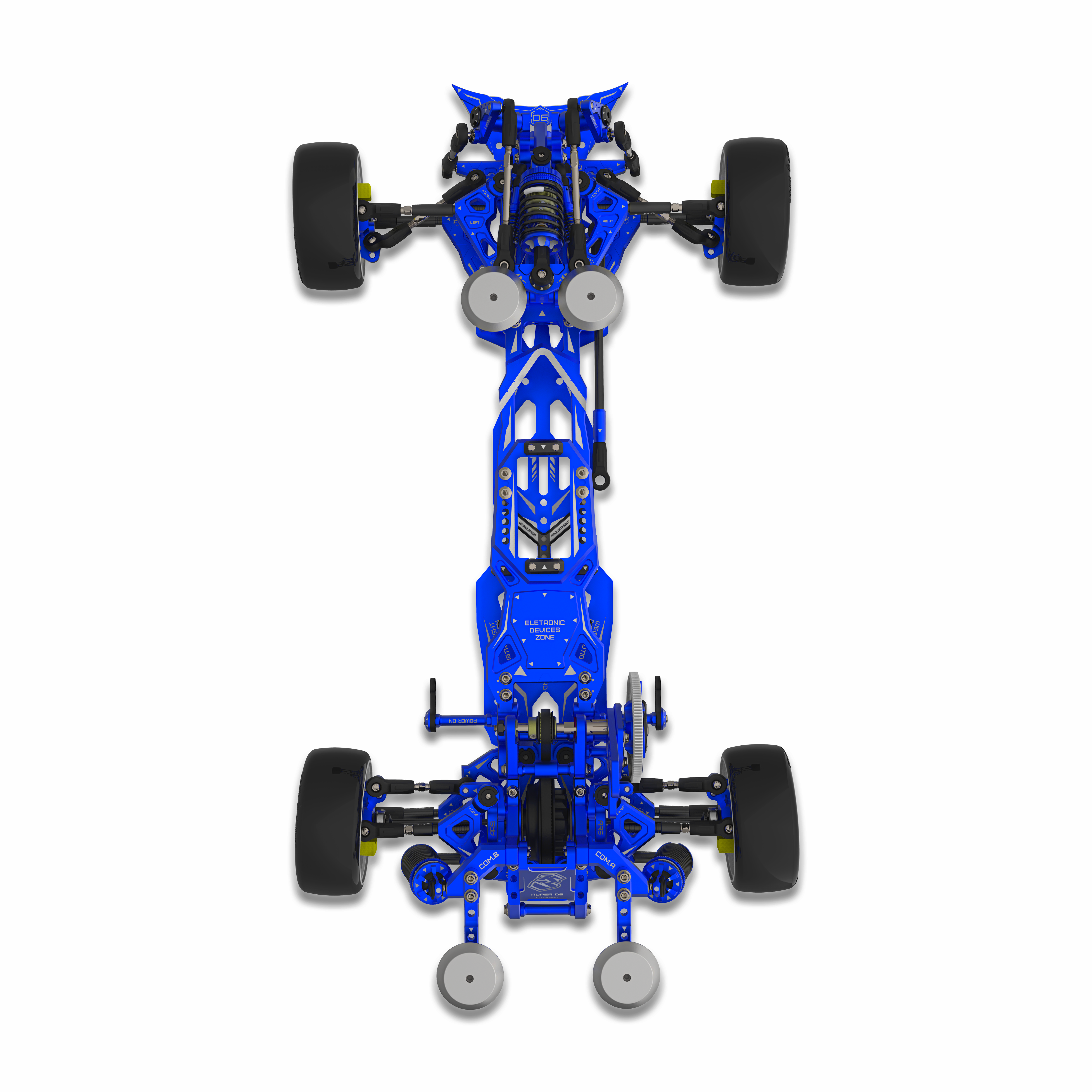 3Racing KIT-AUPERD6 voiture drift 1/10 rouge courroie