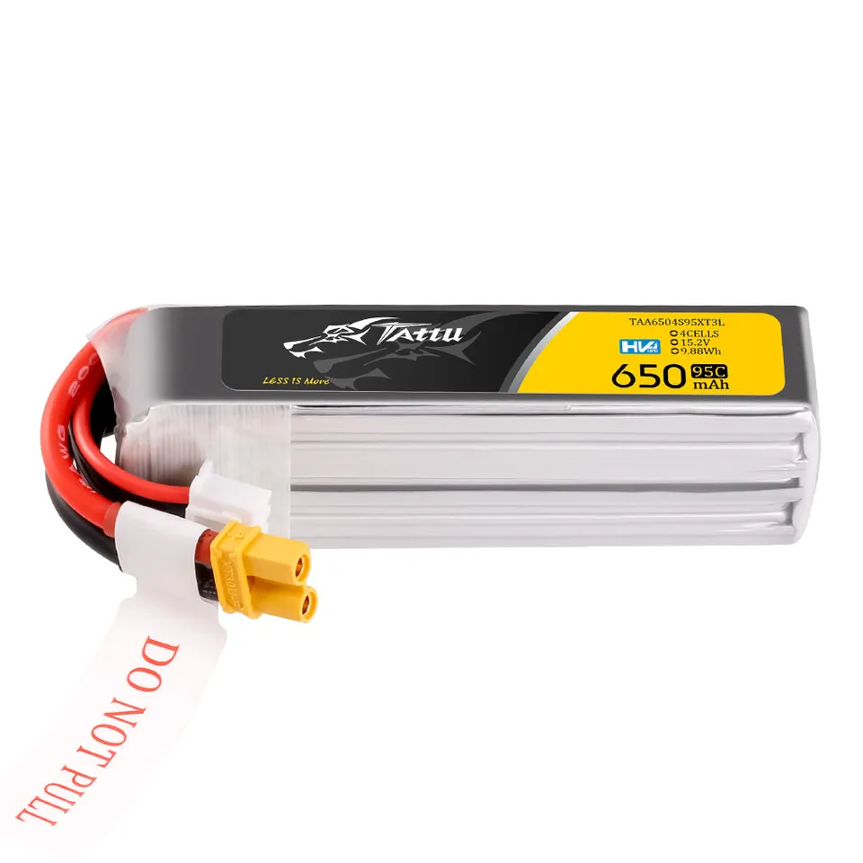 Tattu FPV 650mAh 4S batterie lipo HV XT30U-F 95C