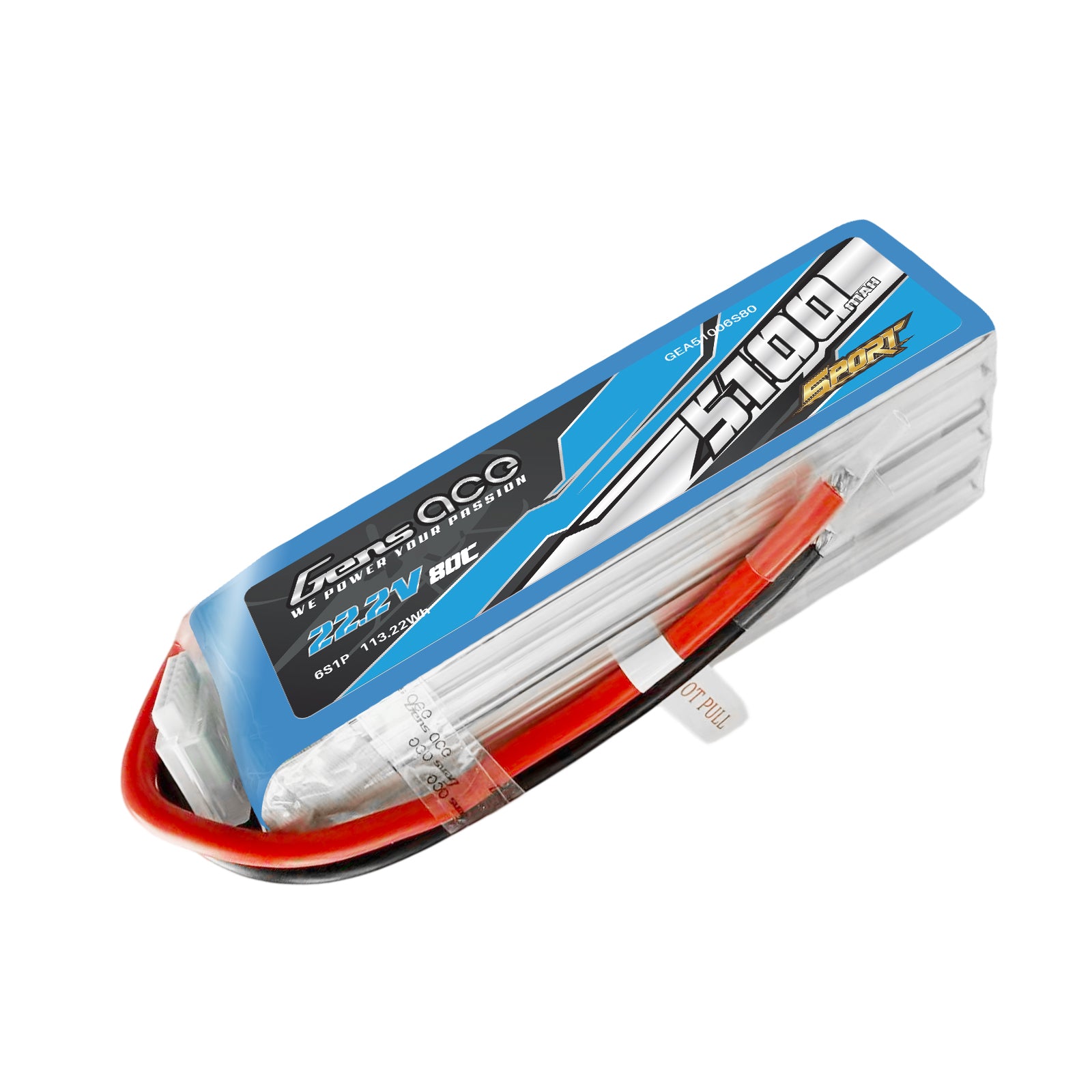 Gens Ace Sport Series batterie LiPo 6S 5100mAh 80C F5B