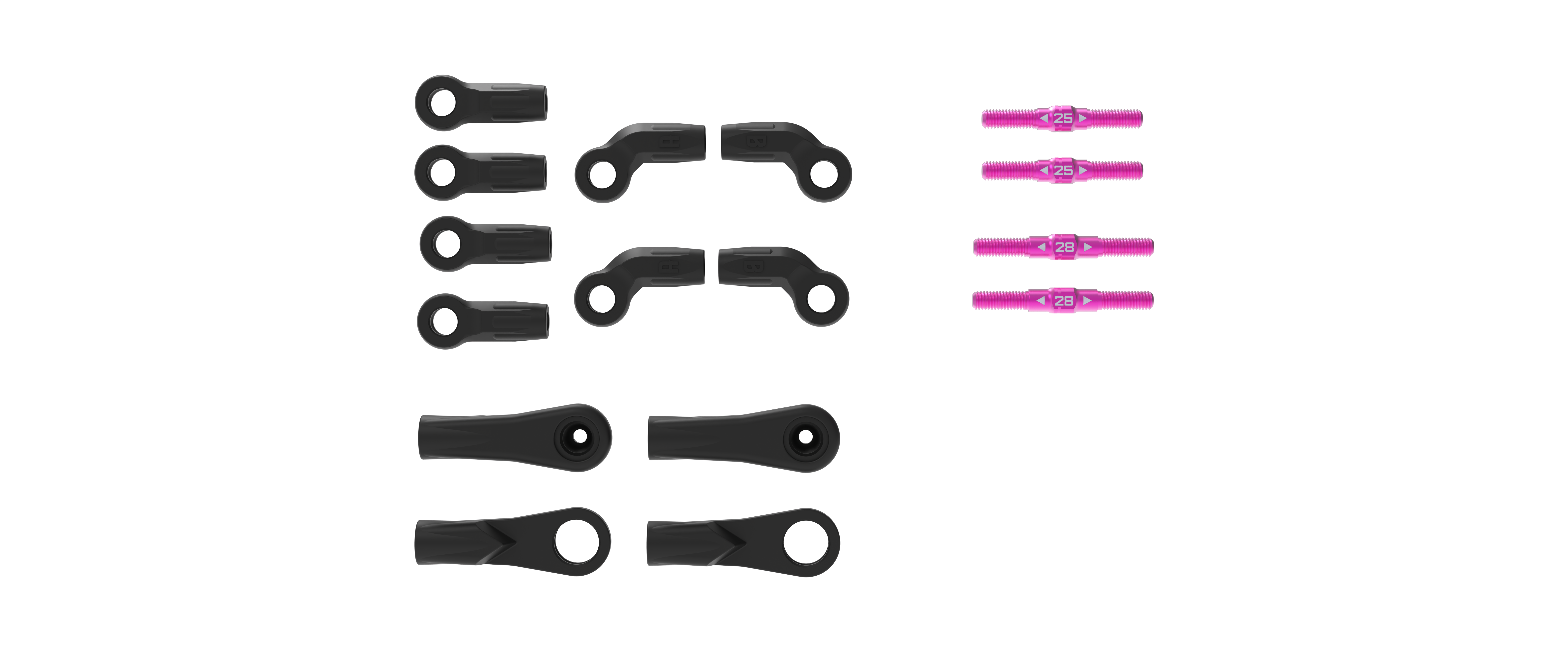 3Racing Cero SAK-Z144 Kit Bras Supérieurs V-Link