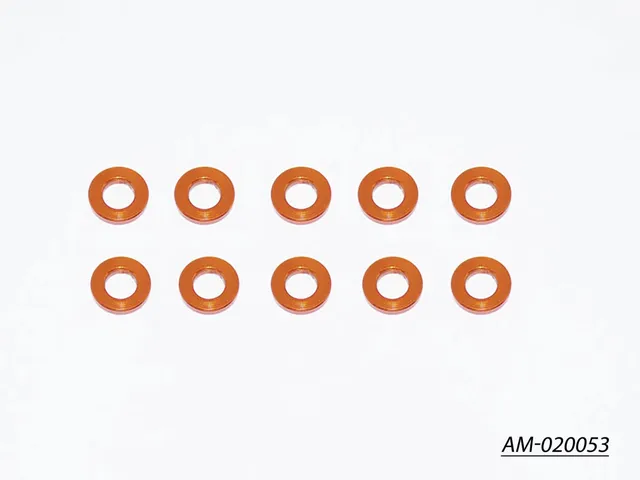 Arrowmax Accessories AM-020053 cales alu 3x6x1 orange x10