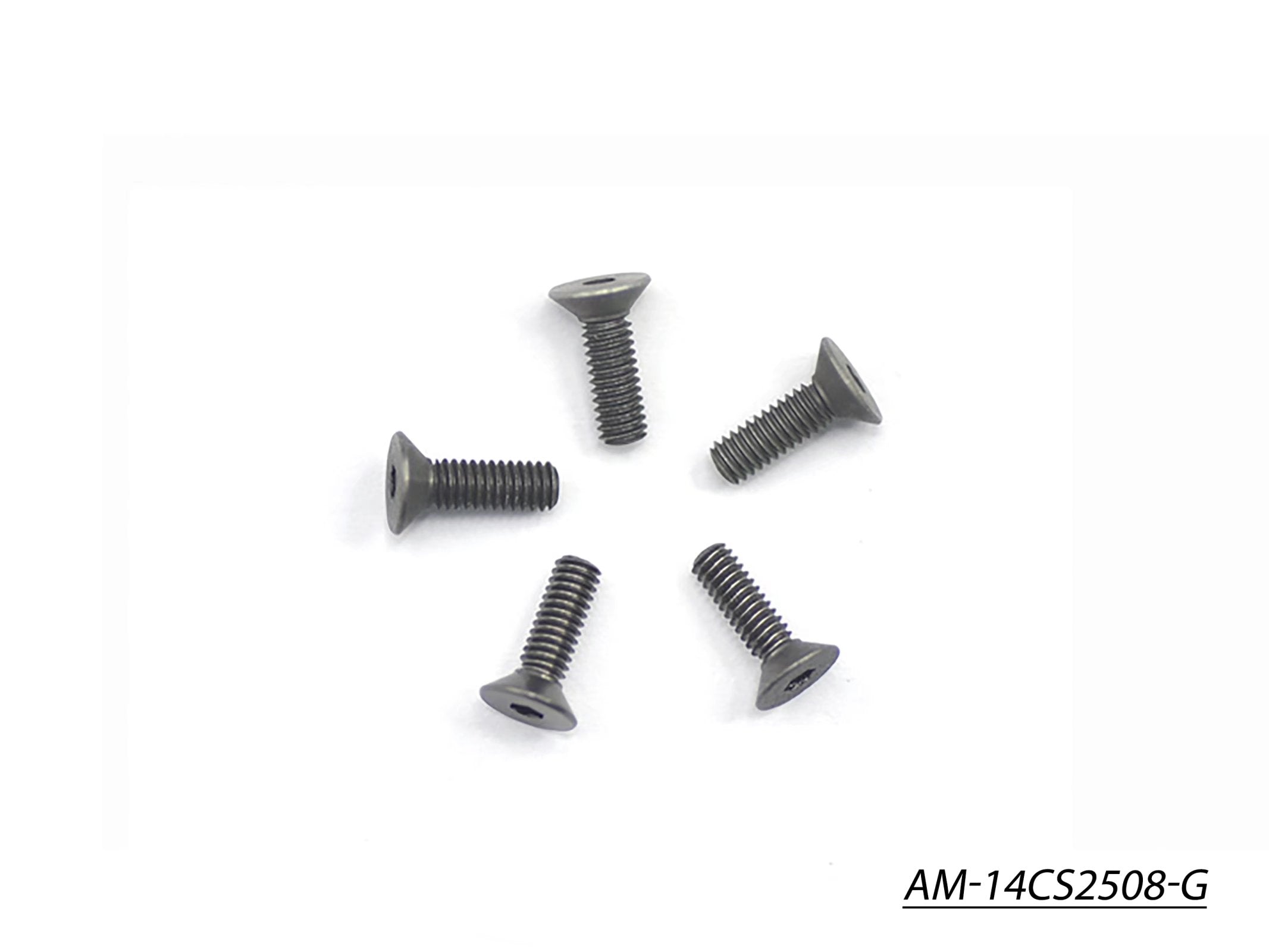 Arrowmax Screws AM-14CS2508-G vis alu M2.5x8 grise lot 5