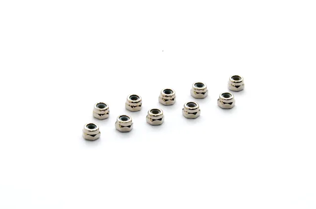 Hobao 39007 Écrou nylon M2.6 lot 10 voiture RC
