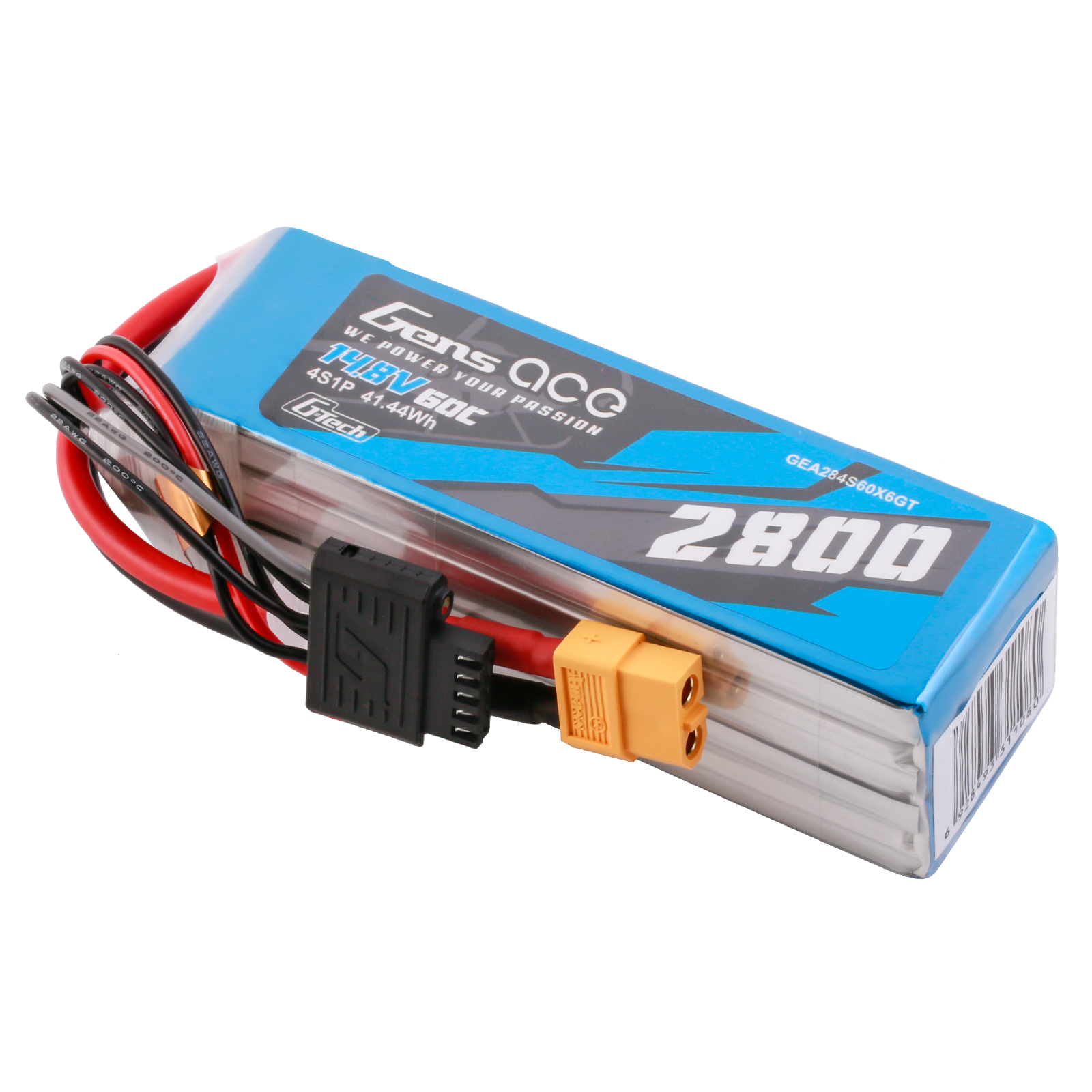 Gens Ace Classic 2800mAh 4S 60C batterie LiPo XT60