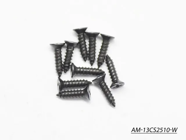 Arrowmax Screws AM-13CS2510-W vis fraisée M2.5x10 cruciforme lot 10
