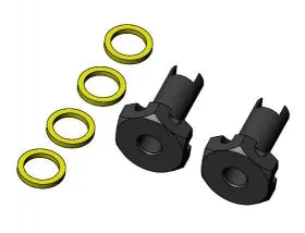 3Racing Sakura SAK-D5649 Moyeu Avant Alu +2mm Réglable