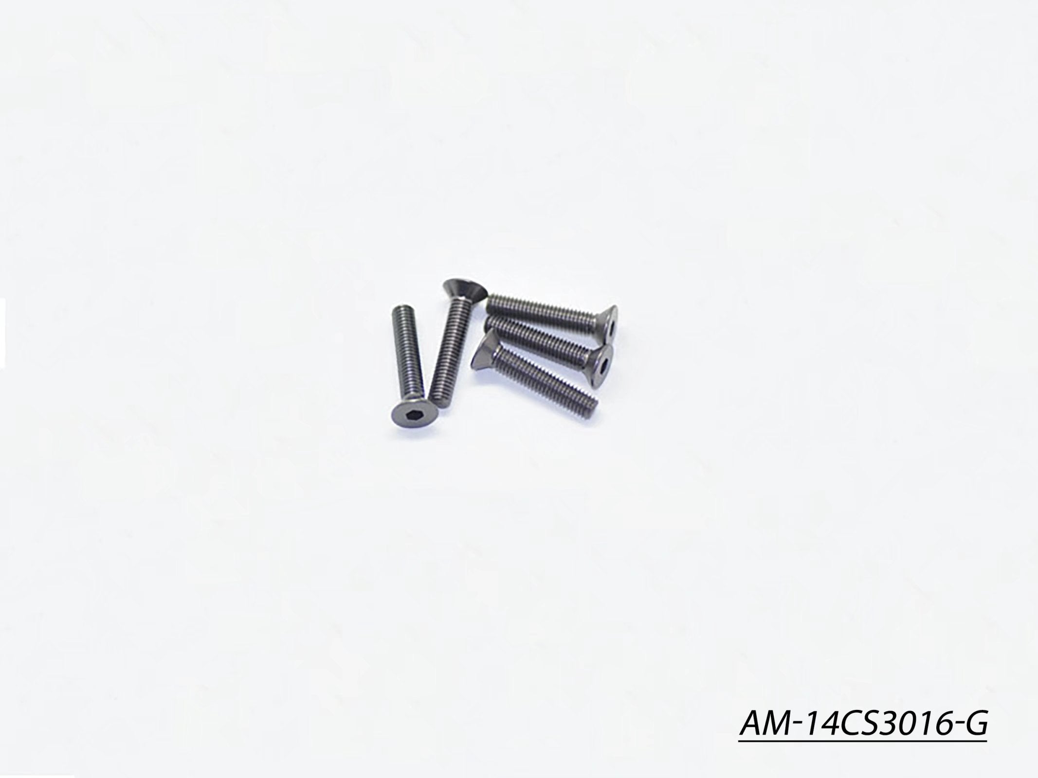 Arrowmax AM-14CS3016-G vis alu fraisée M3x16 grise x5
