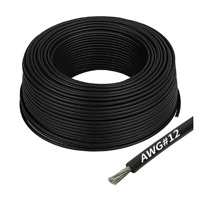 Gens Ace GEA-AWG12B fil silicone AWG12 noir 1 m