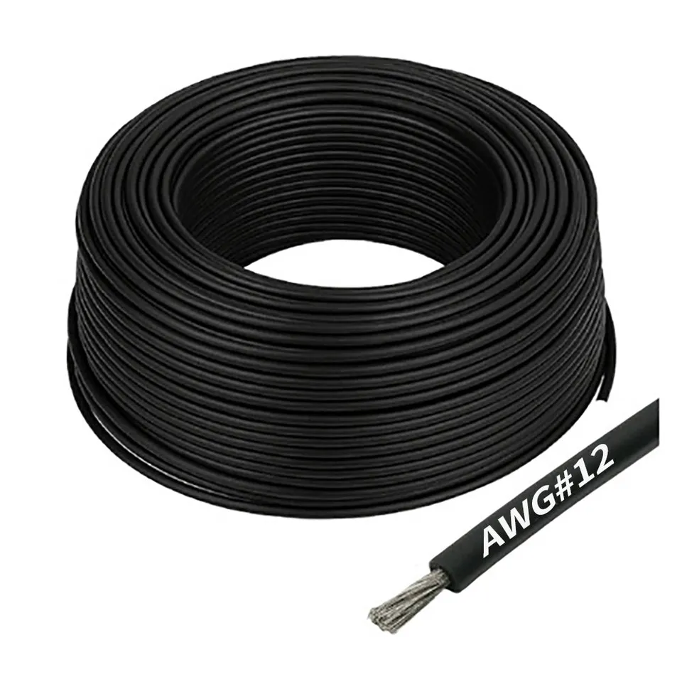 Gens Ace GEA-AWG12B fil silicone AWG12 noir 1 m