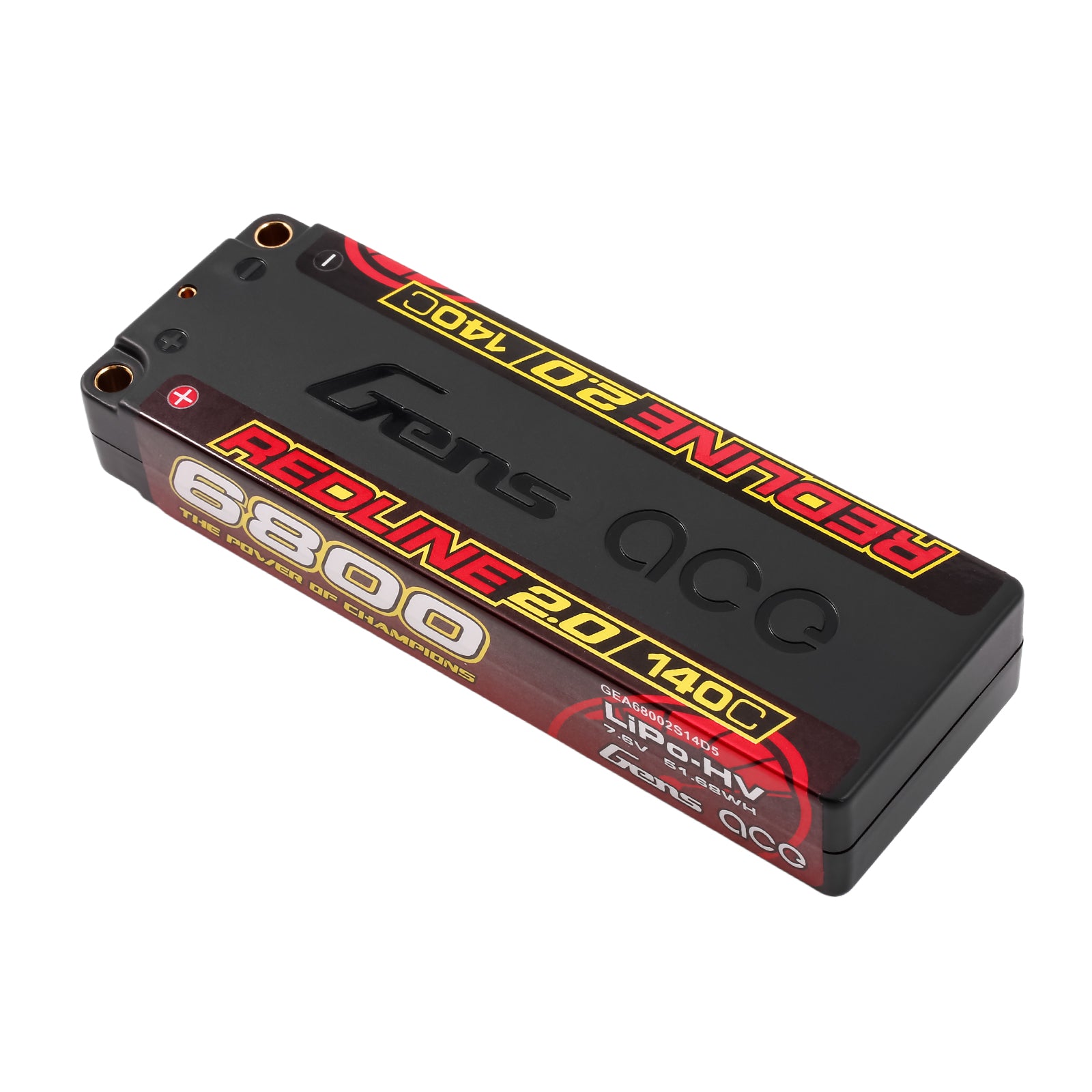 Gens Ace Redline 2.0 6800mAh 2S batterie LiPo HV 140C