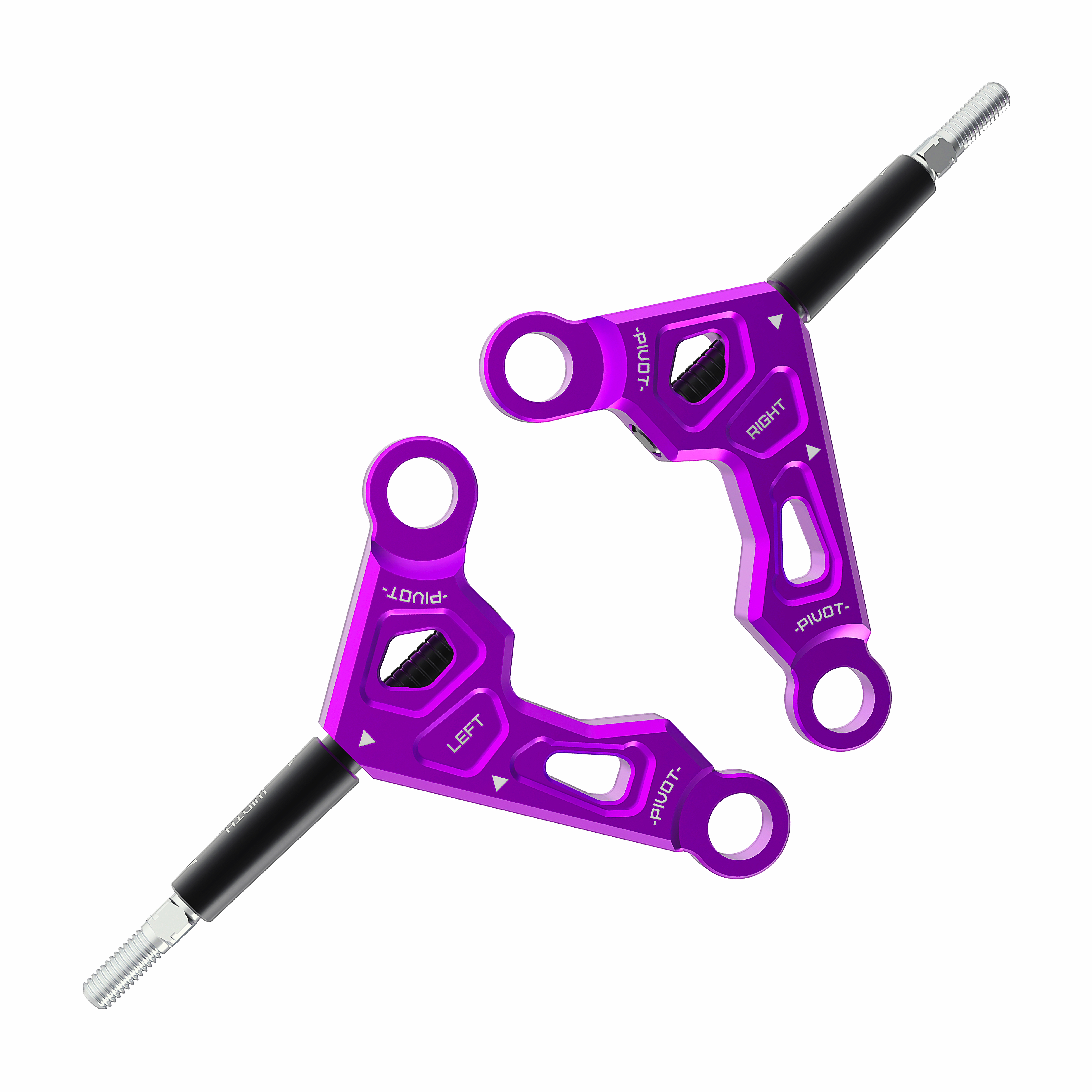 3Racing Auper D5 SAK-D6822 Triangle Avant Alu Bleu