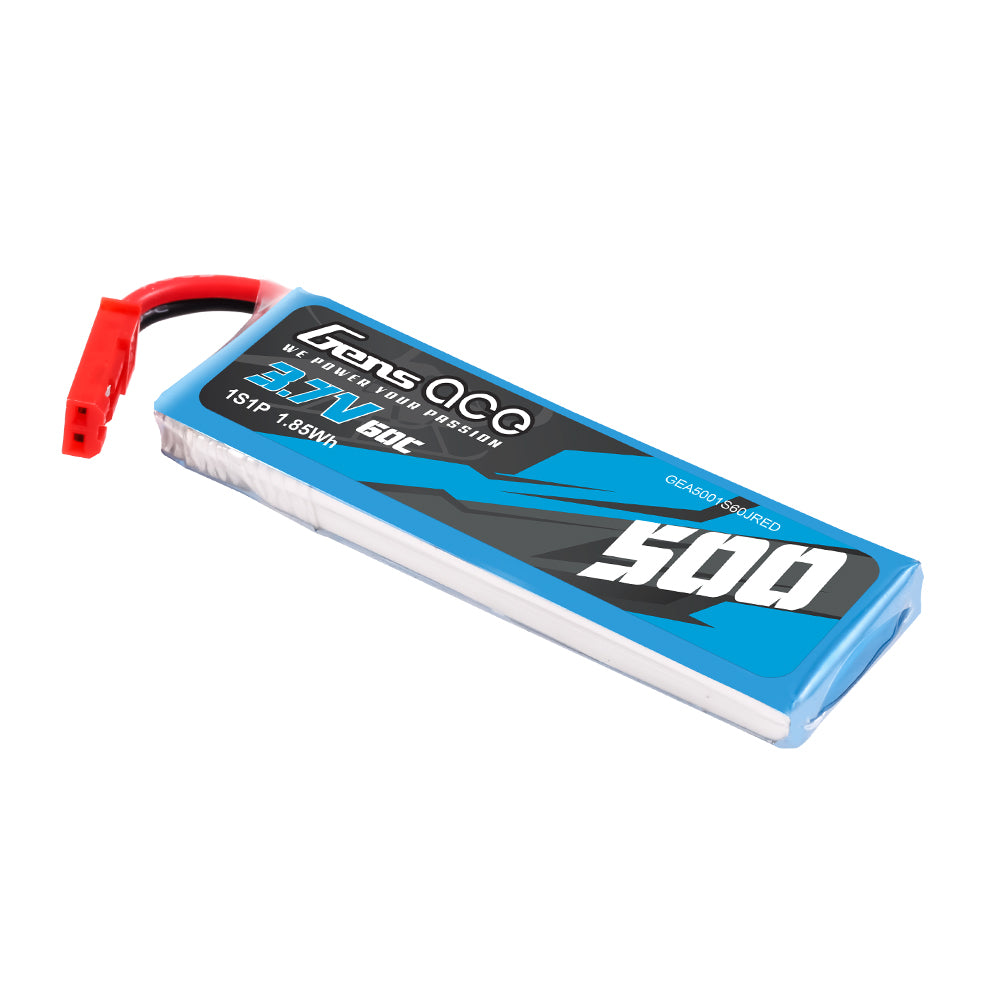 Gens Ace Air Classic 500mAh 1S batterie LiPo 60C JST