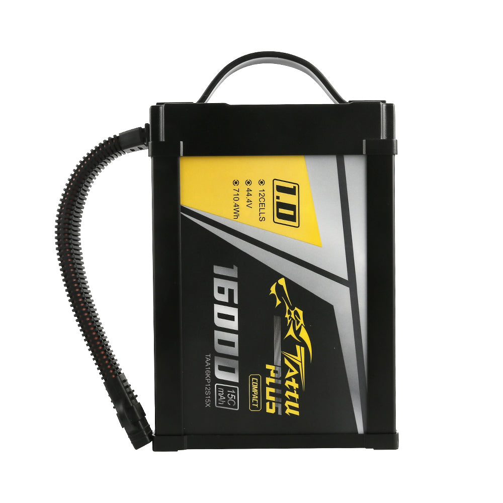 Tattu Plus 1.0 16000mAh 12S batterie LiPo XT90-S 44.4V