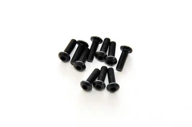 Hobao 33310 Vis Tête Bombée M3x10mm Lot de 10