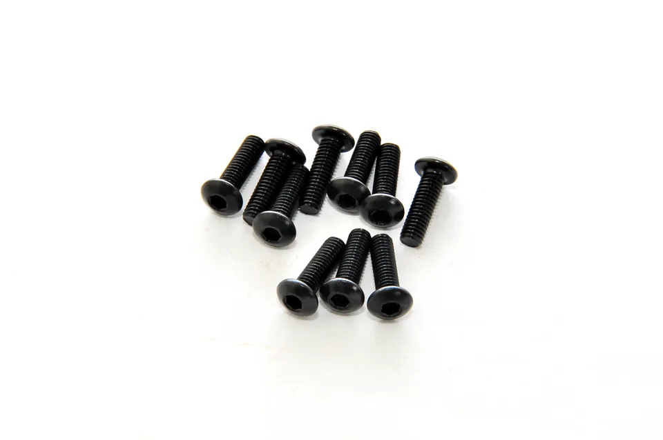 Hobao 33310 Vis Tête Bombée M3x10mm Lot de 10