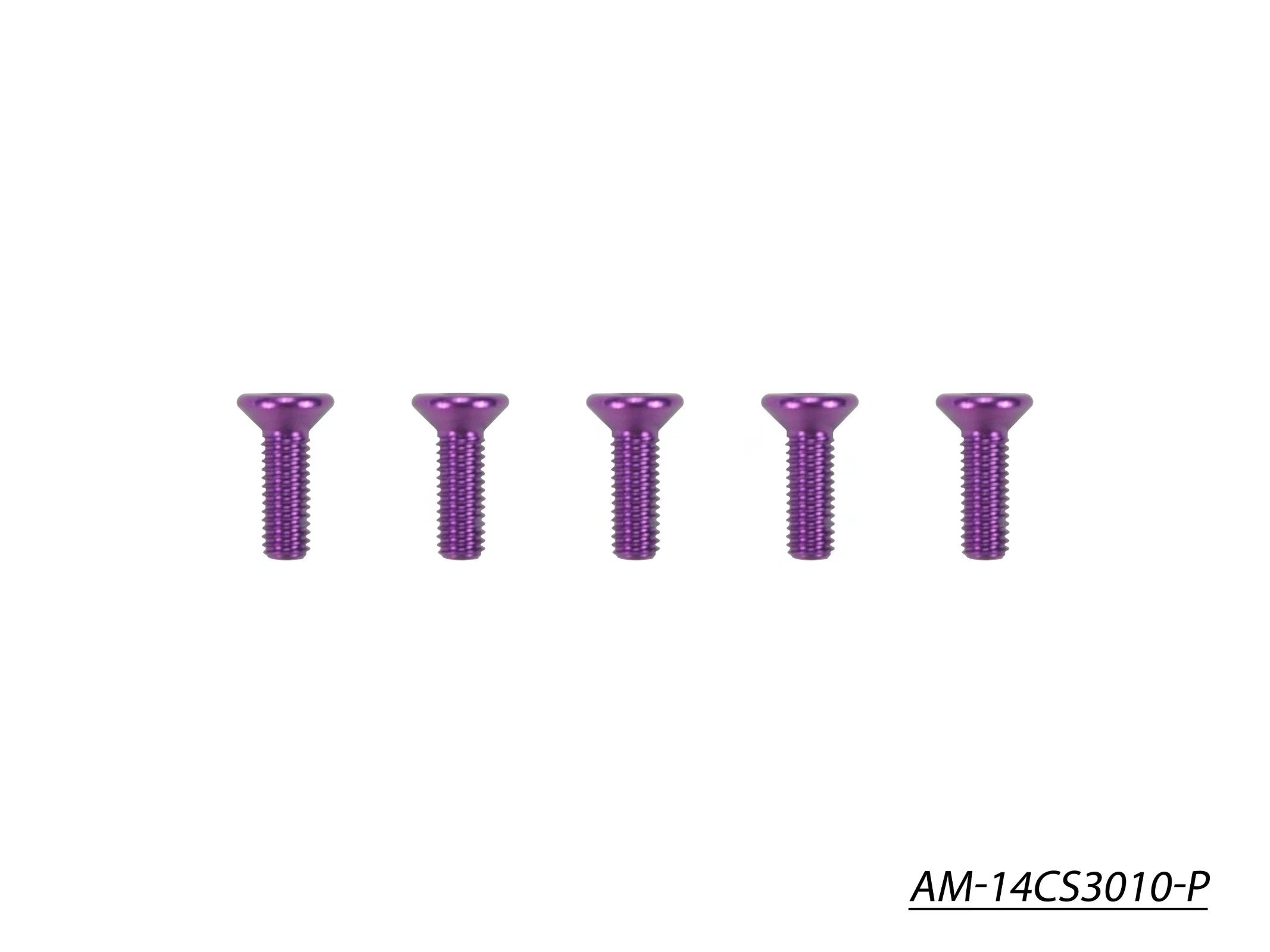 Arrowmax Vis Alu Fraisée M3x10 Violette 7075 x5