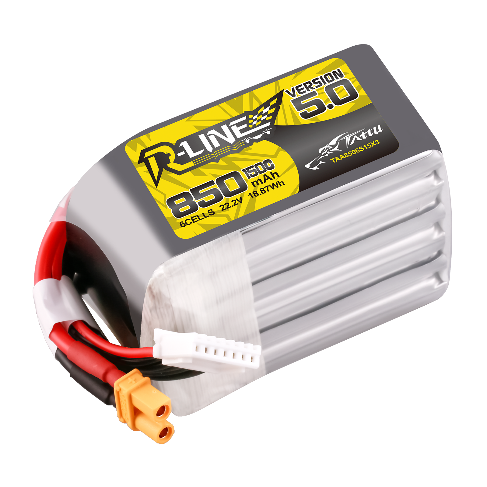 Gens Ace Tattu R-Line batterie 850mAh 6S 150C XT30