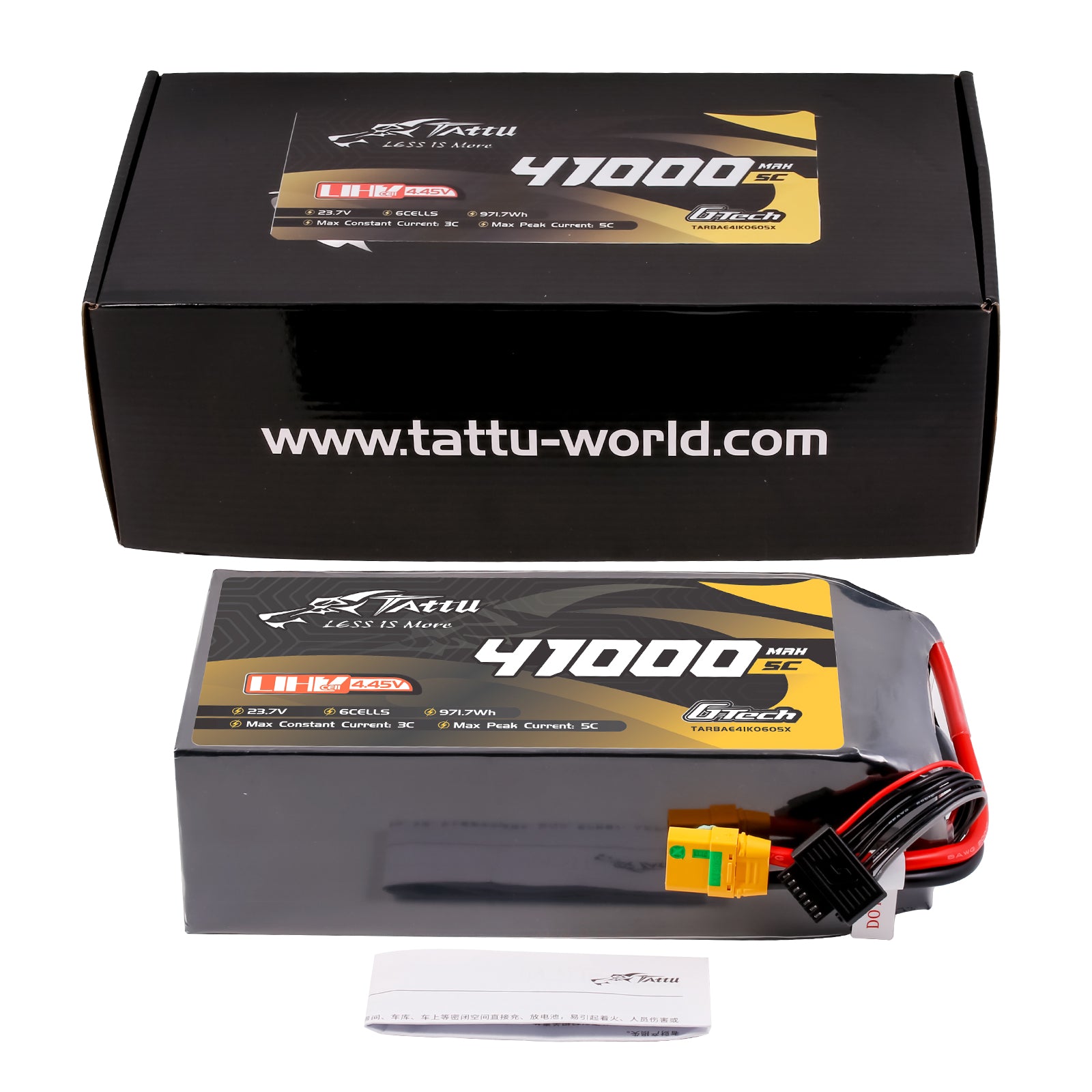 Tattu HV 41000mAh 6S batterie drone 23.7V XT90-S